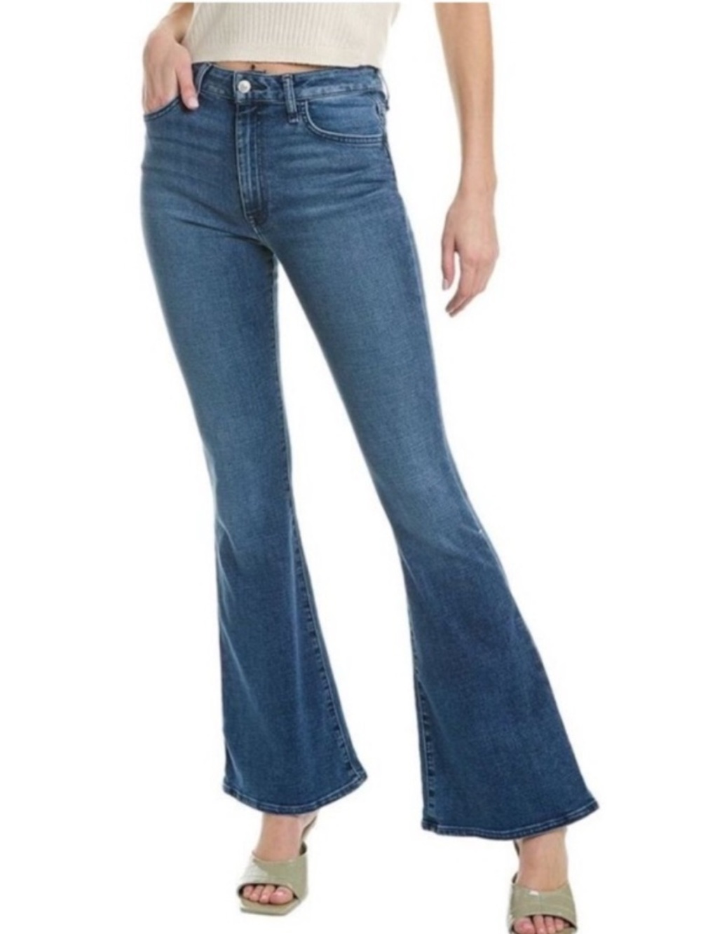 Hudson Heidi Flare Jeans Women’s Size 29 Blue Denim High Rise